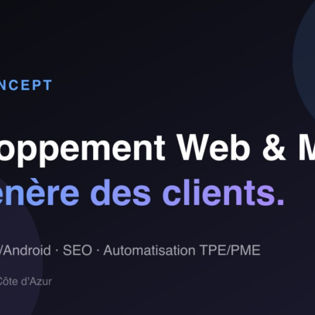 Logo agence DevWebConcept