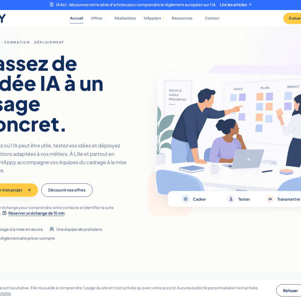 Logo agence hIAppy