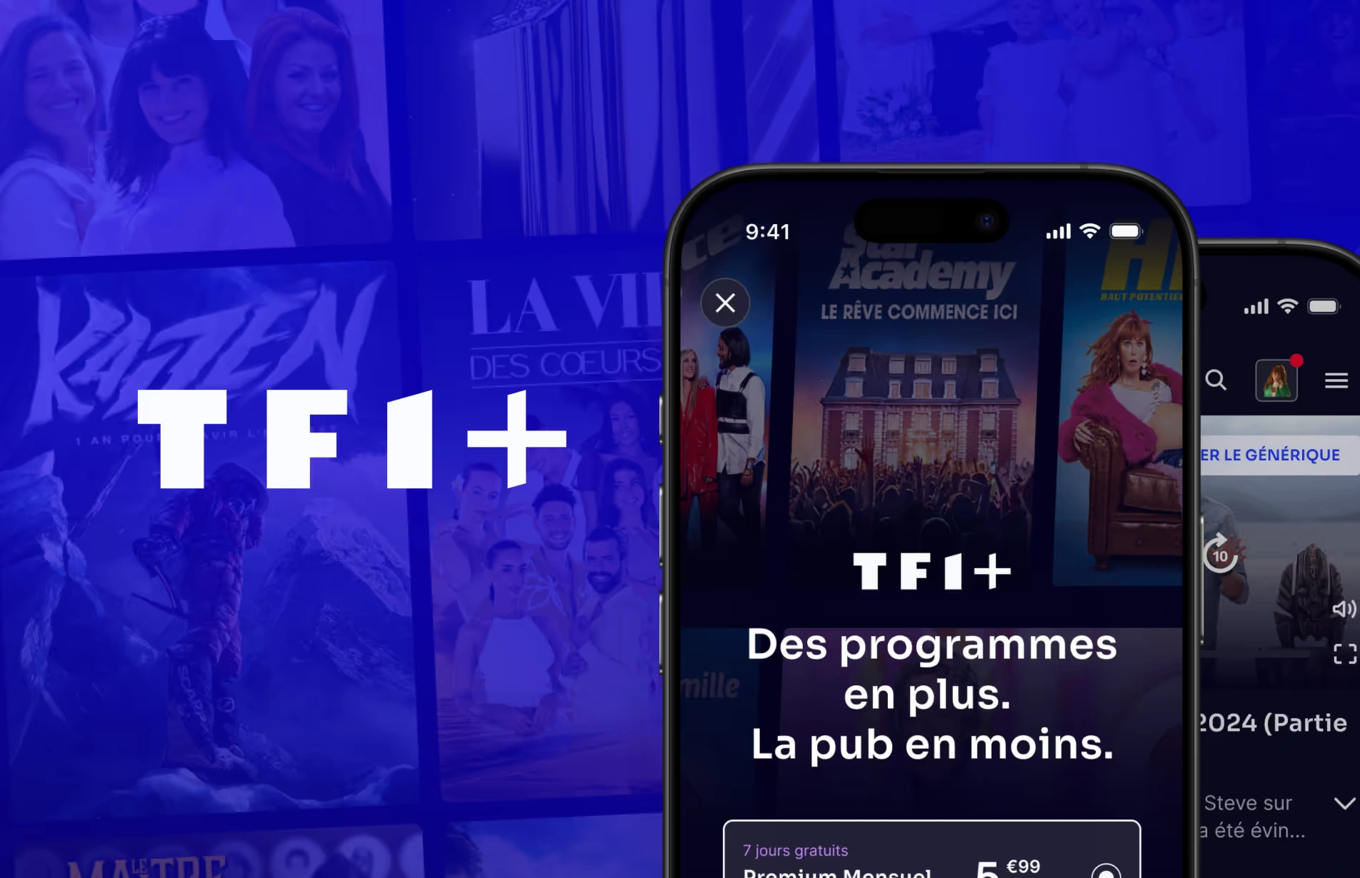 Illustration du projet TF1+ : product design et stratégie UX pour la plateforme de streaming leader