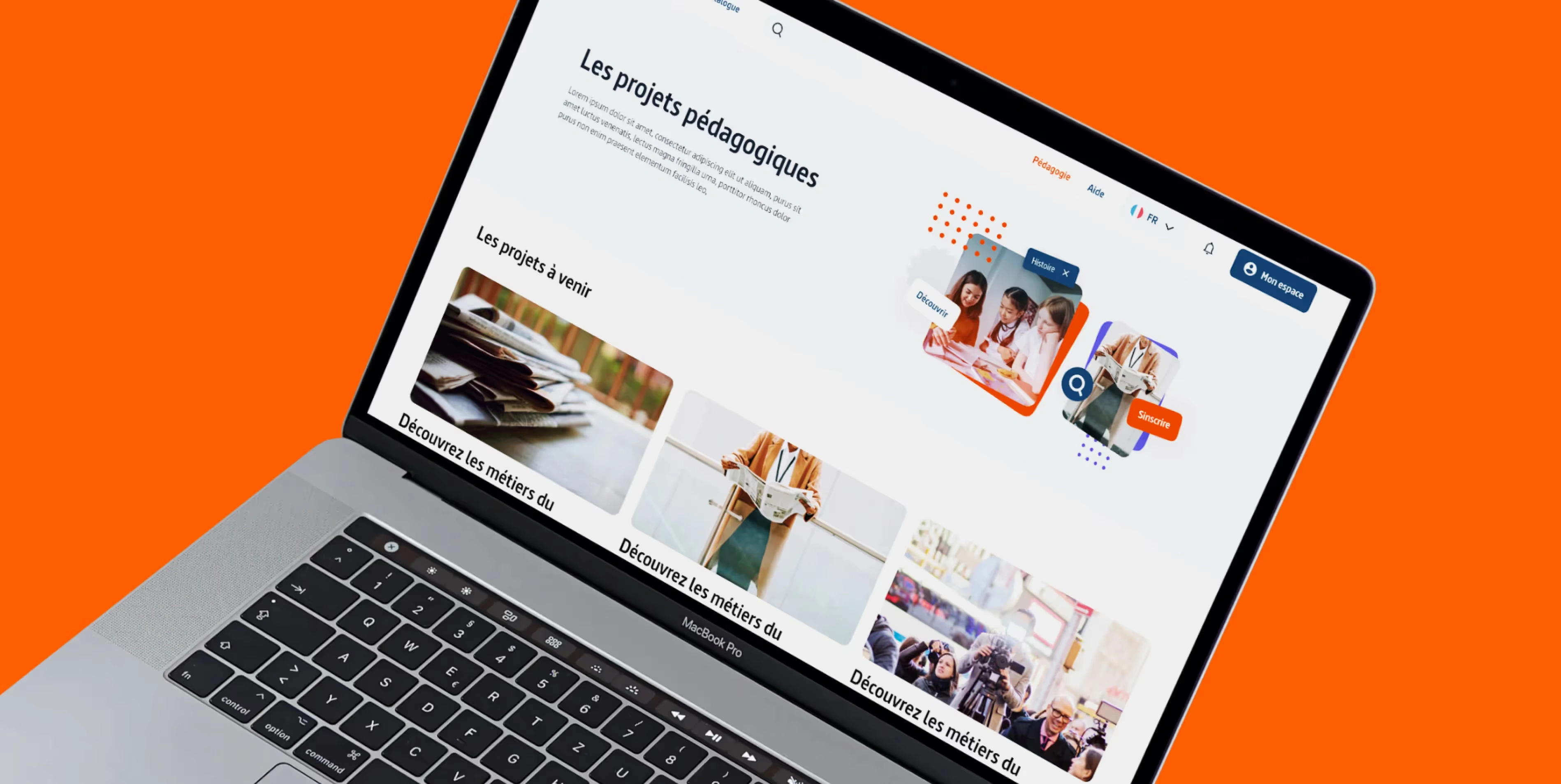 Illustration du projet Refonte UX/UI de la plateforme pédagogique Educ Arte