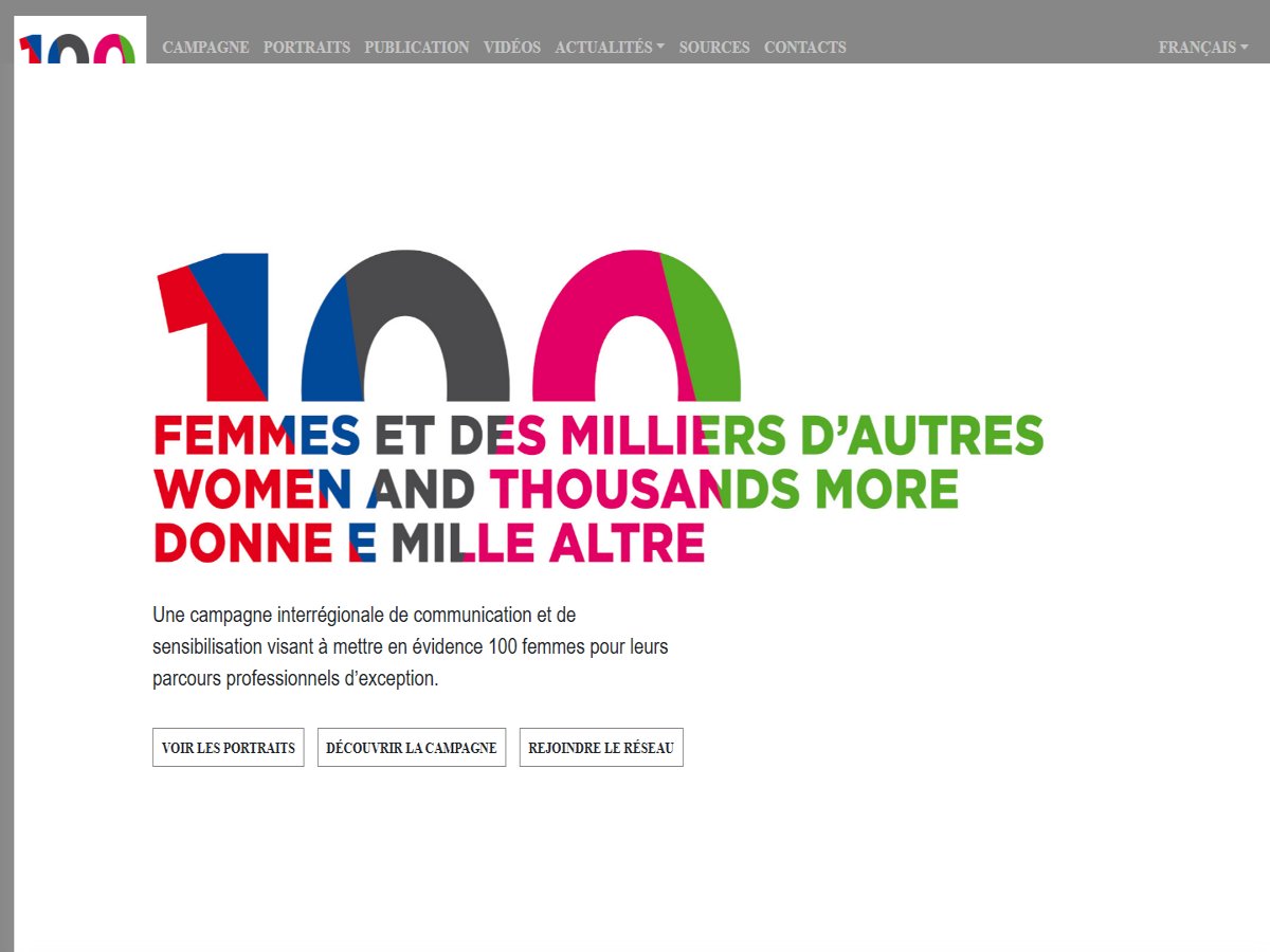 Illustration du projet 100 Femmes et des milliers d'autres : plateforme trilingue des portraits Soroptimist