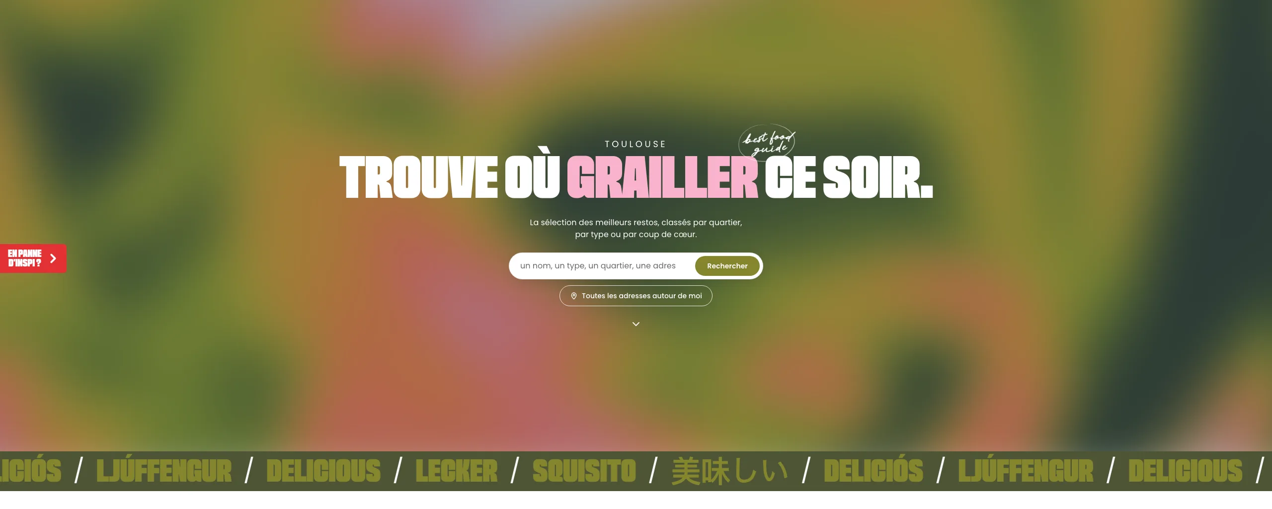 Illustration du projet Carte interactive des bonnes adresses de Toulouse pour Le Graille Club