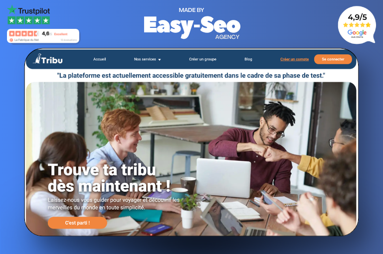 Illustration du projet Structuration SEO complète pour le lancement de Free-Tribu