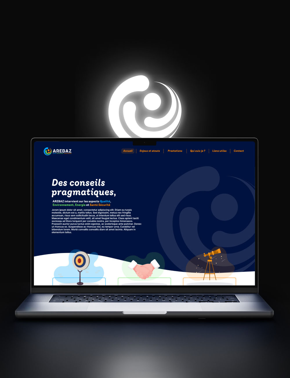 Illustration du projet Création d'un site vitrine | Arebaz