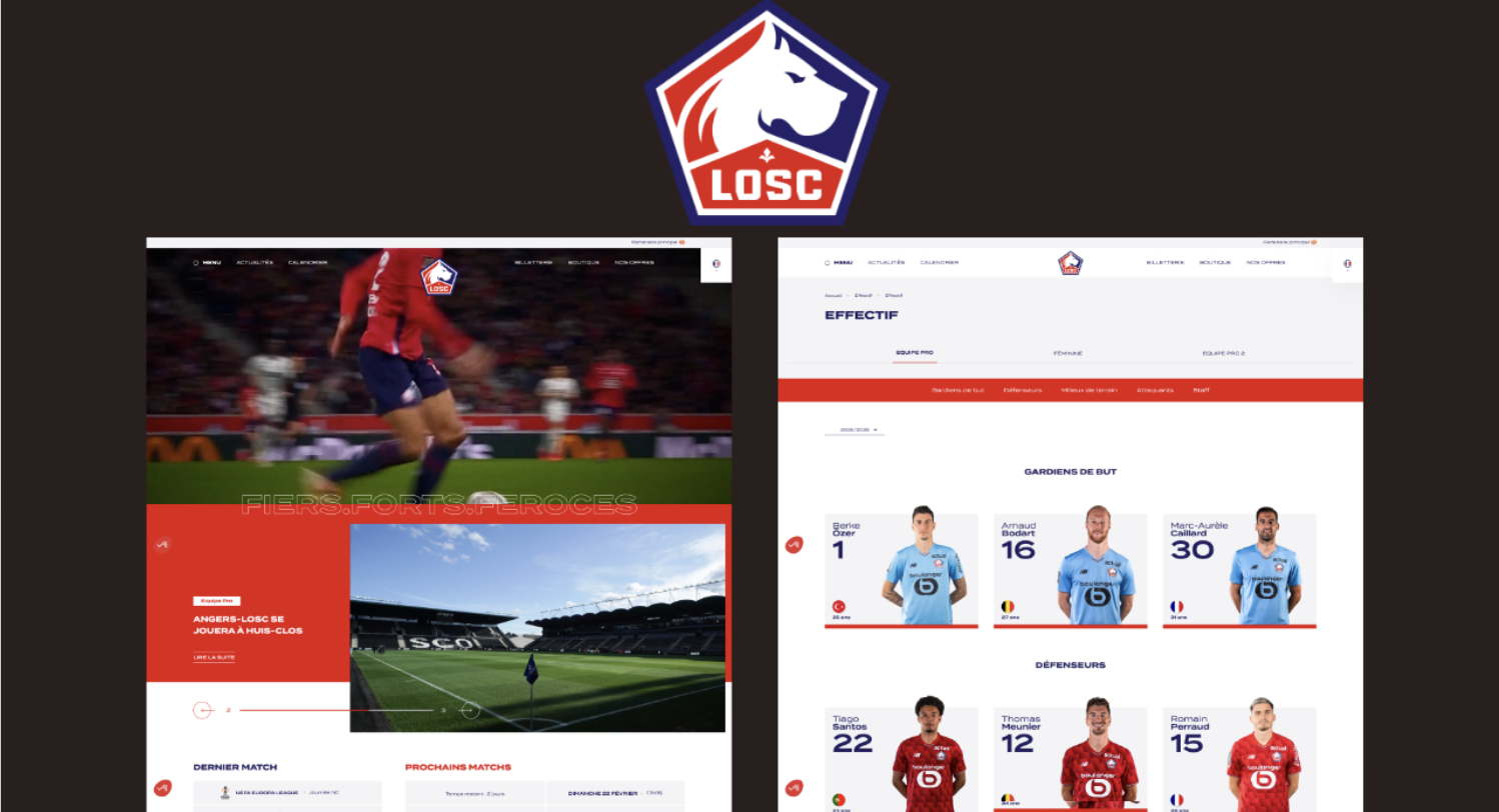 Illustration du projet TMA et hébergement haute disponibilité du site Drupal du LOSC