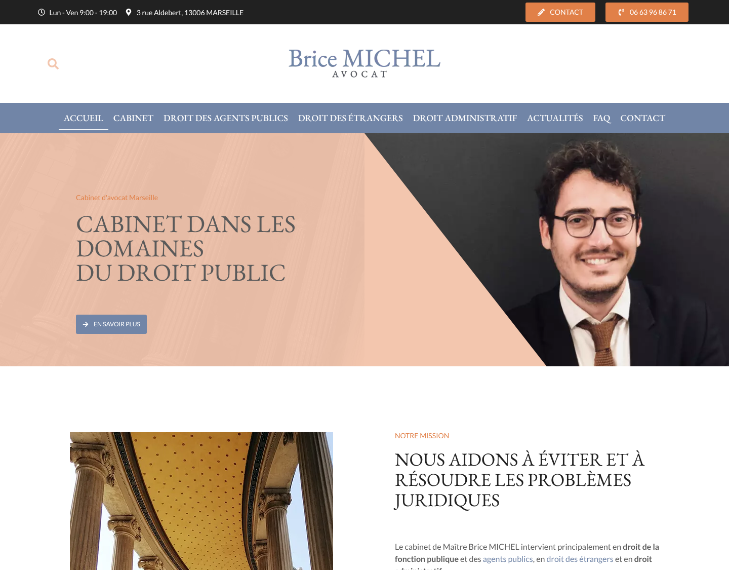 Illustration du projet SEO et visibilité dans les IA pour un avocat en droit public à Marseille