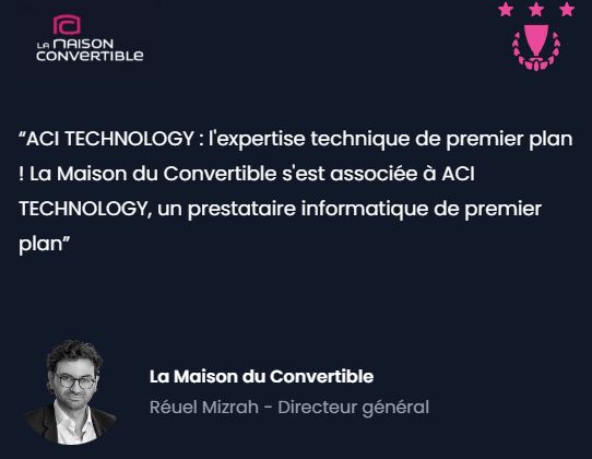 Illustration du projet Transformation et sécurisation de l'infrastructure IT de La Maison du Convertible