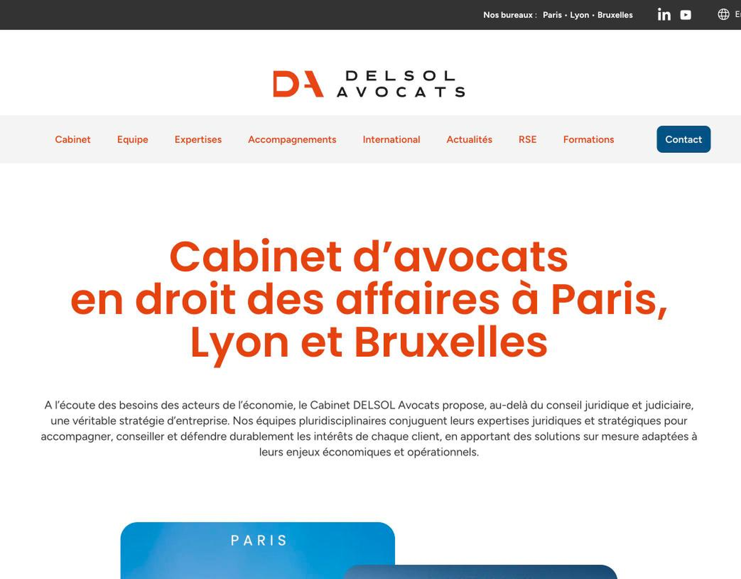 Illustration du projet Migration SPIP vers WordPress d'un cabinet d'avocats d'affaires