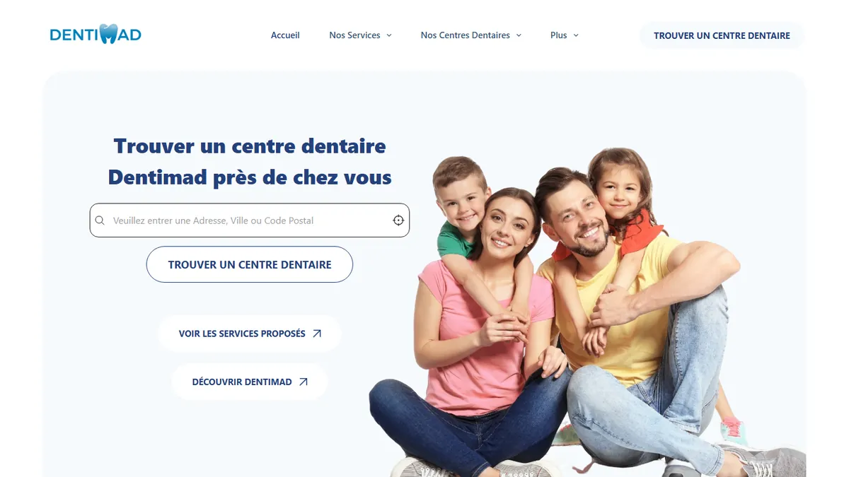 Illustration du projet Dentimad : le référencement local d’un cabinet dentaire parisien