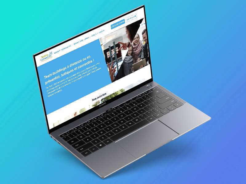 Illustration du projet Création d’un site vitrine WordPress pour Teams Connect, spécialiste du team building à Annecy et partout en France