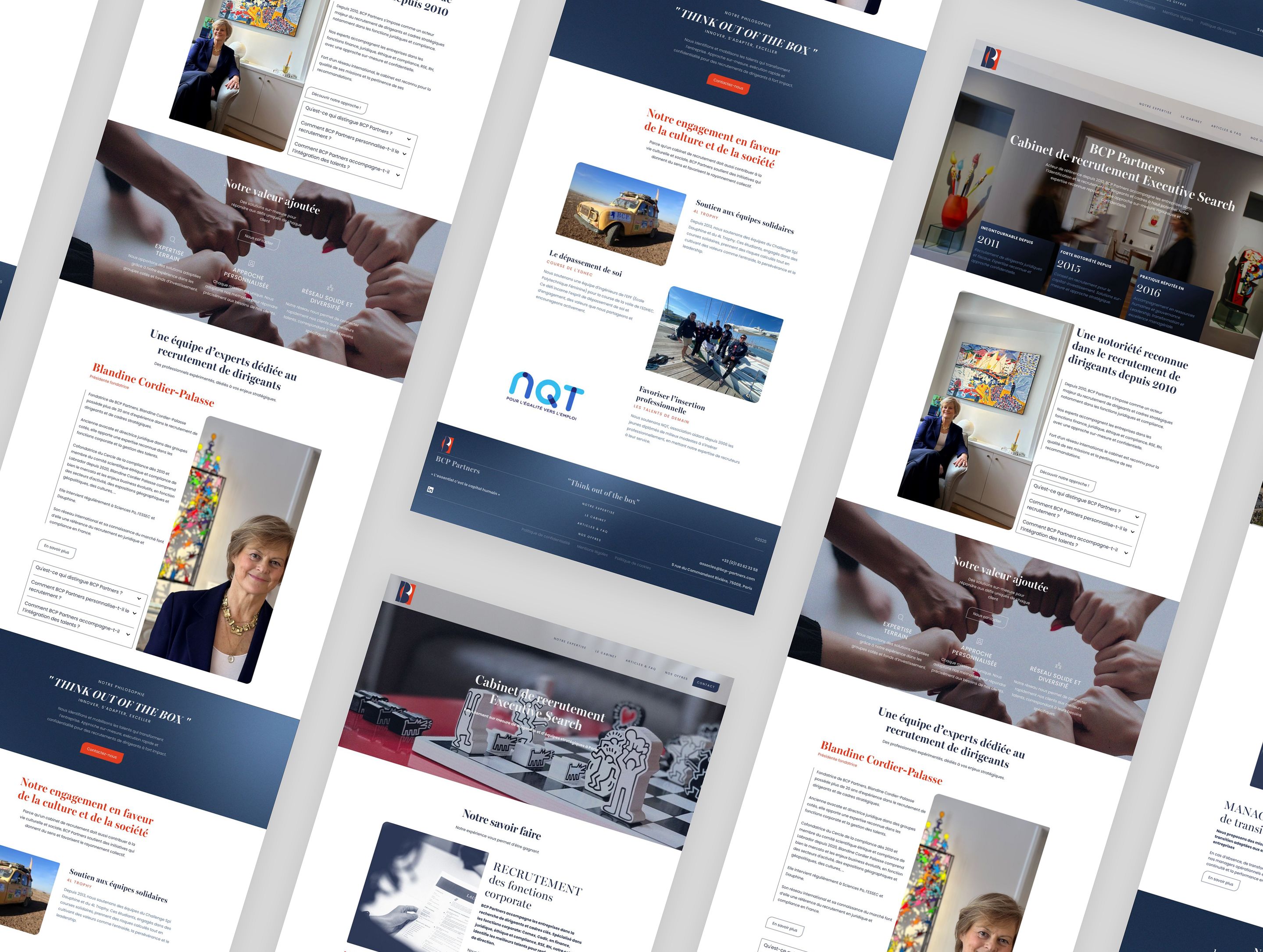 Illustration du projet Site internet pour un cabinet d'executive search parisien