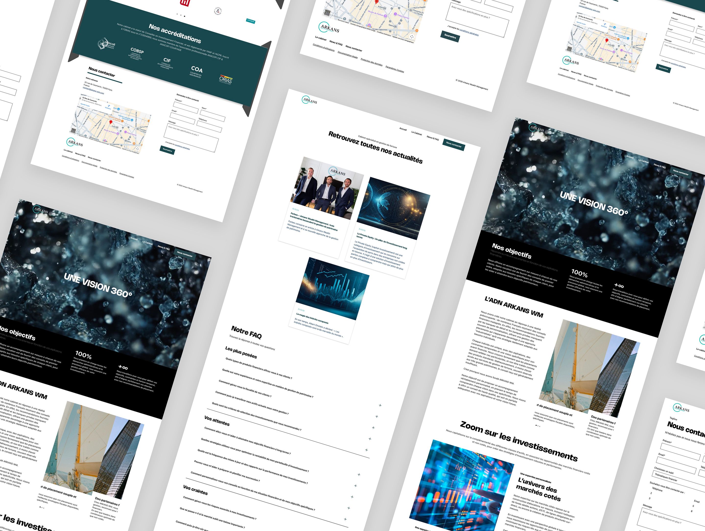 Illustration du projet Site internet pour un cabinet de gestion de fortune