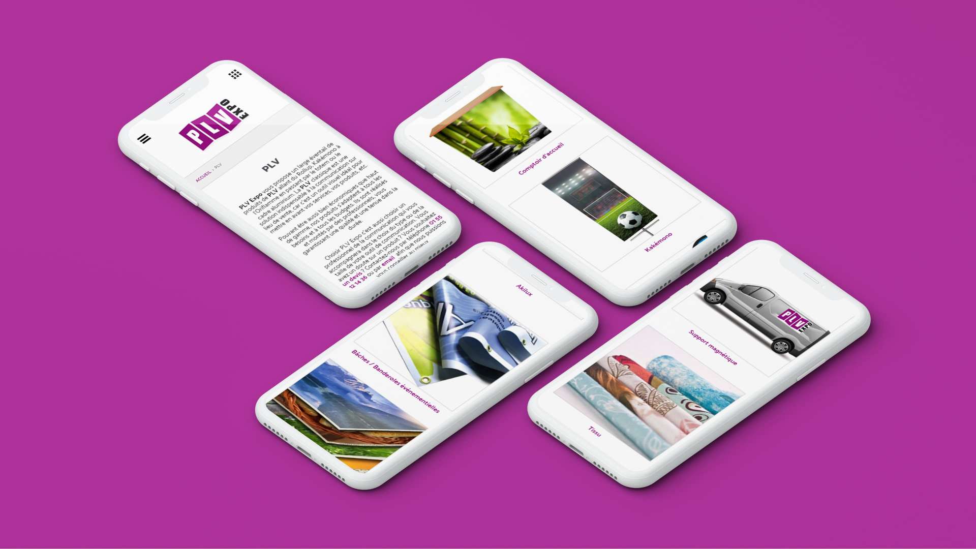 Illustration du projet Création d’un site catalogue en ligne