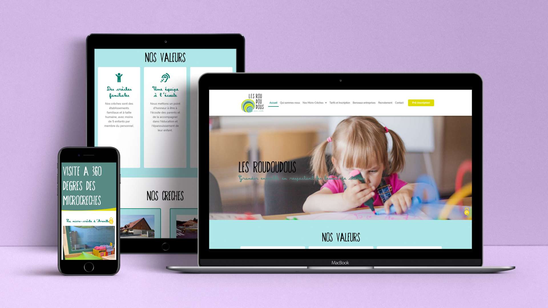 Illustration du projet Création du site web d’une micro-crèche en Haute-Savoie