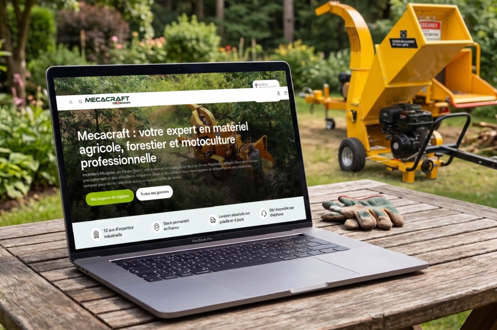 Illustration du projet Refonte e-commerce Shopify pour Mecacraft