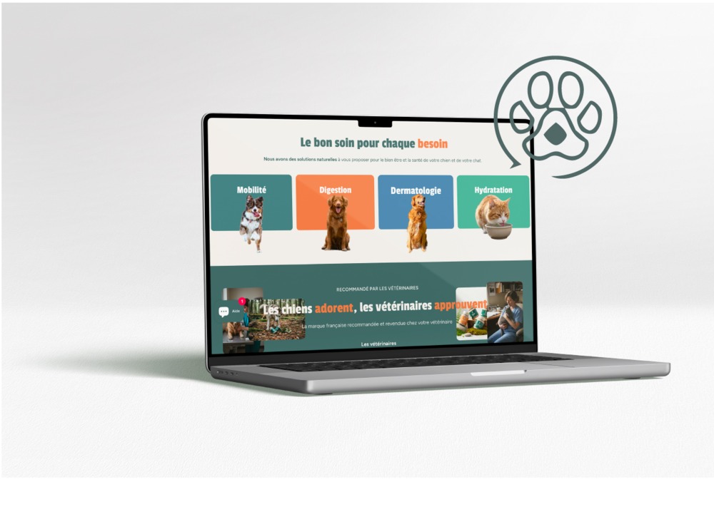 Illustration du projet Refonte e-commerce Shopify pour Element Vet