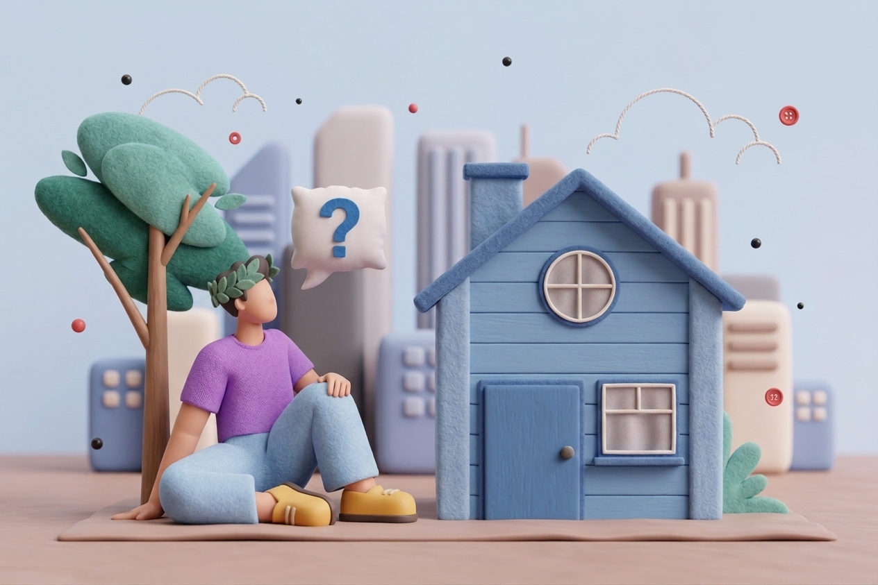 Illustratie van project Estimios : plateforme d'estimation immobilière gratuite propulsée par l'IA en Belgique