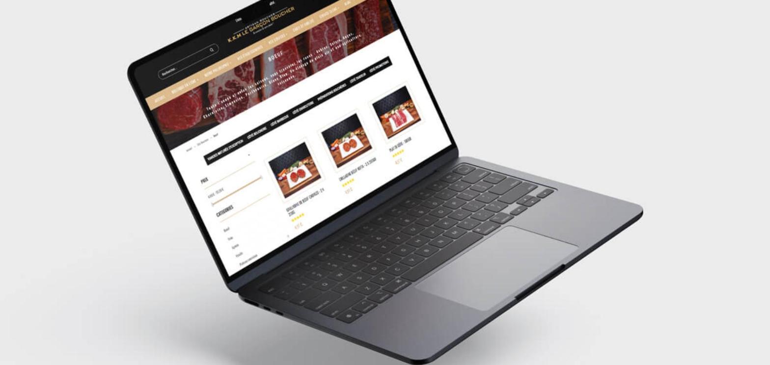 Illustration du projet Boutique PrestaShop et click and collect pour Le Garçon Boucher