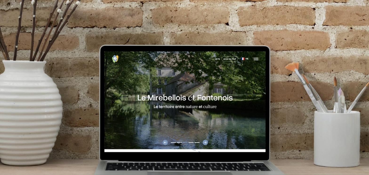 Illustration du projet Refonte du site de l'Office de Tourisme Mirebellois et Fontenois