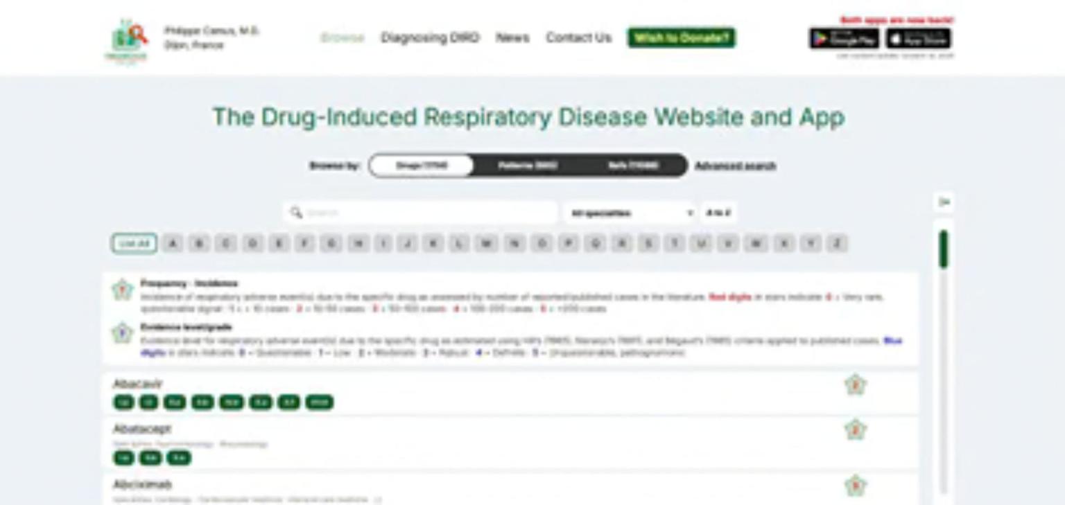 Illustration du projet Développement sur mesure de la plateforme Pneumotox