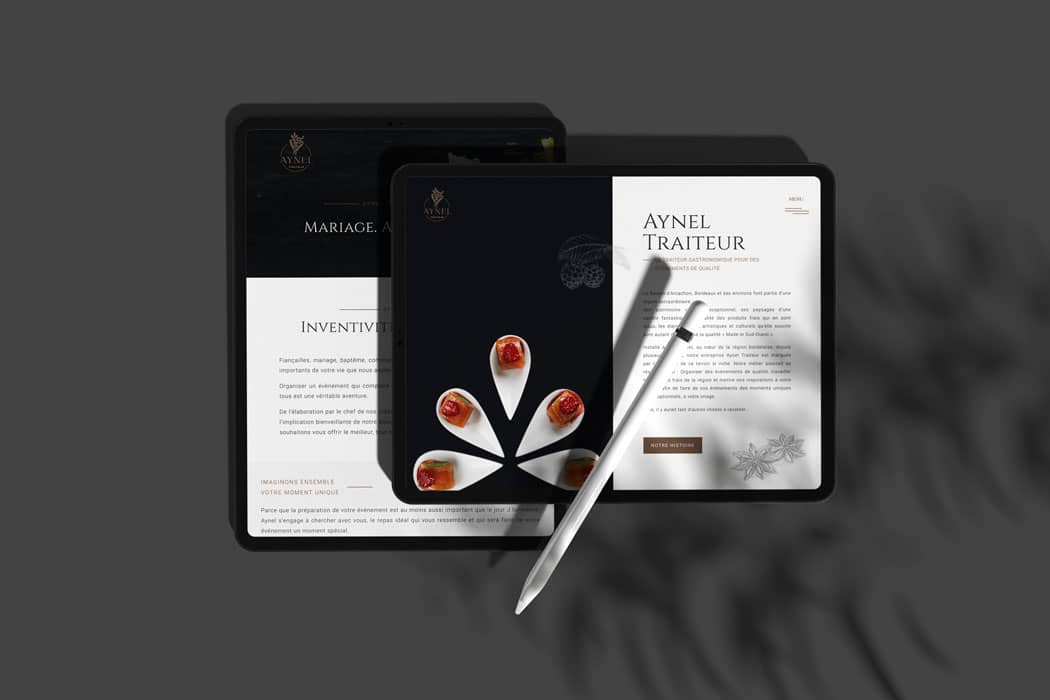 Illustration du projet Refonte site vitrine de Aynel Traiteur