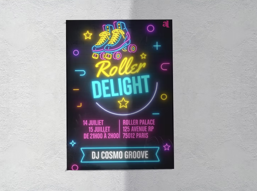 Illustration du projet (PROJET FICTIF) Soirée Roller Delight