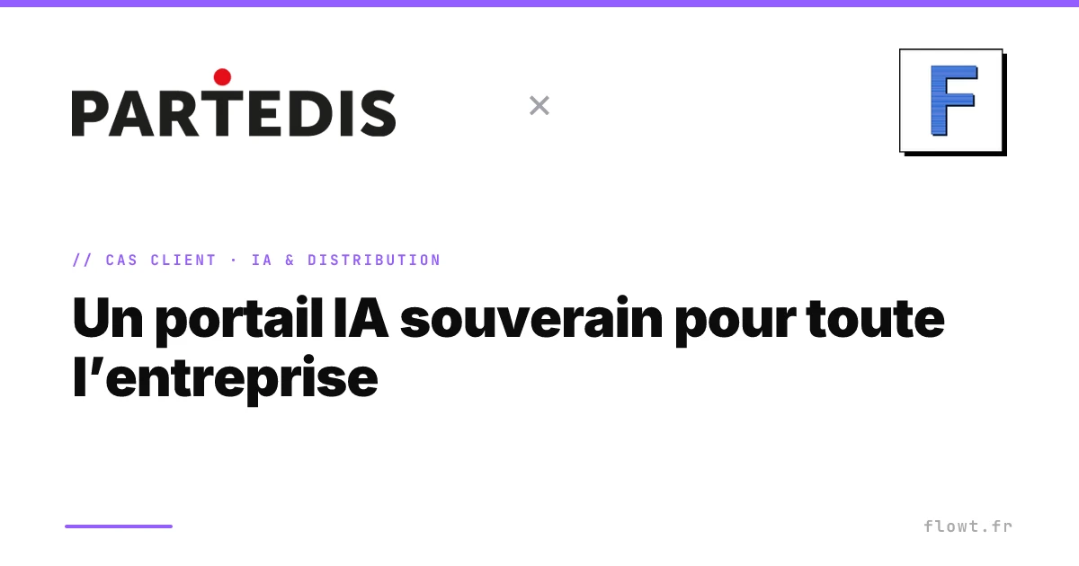 Illustration du projet Un portail IA d'entreprise souverain pour un distributeur de matériaux