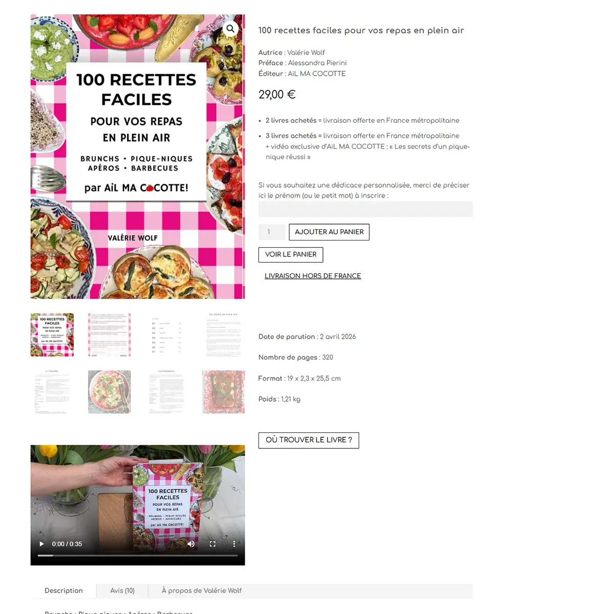 Illustration du projet 100 recettes faciles pour vos repas en plein air