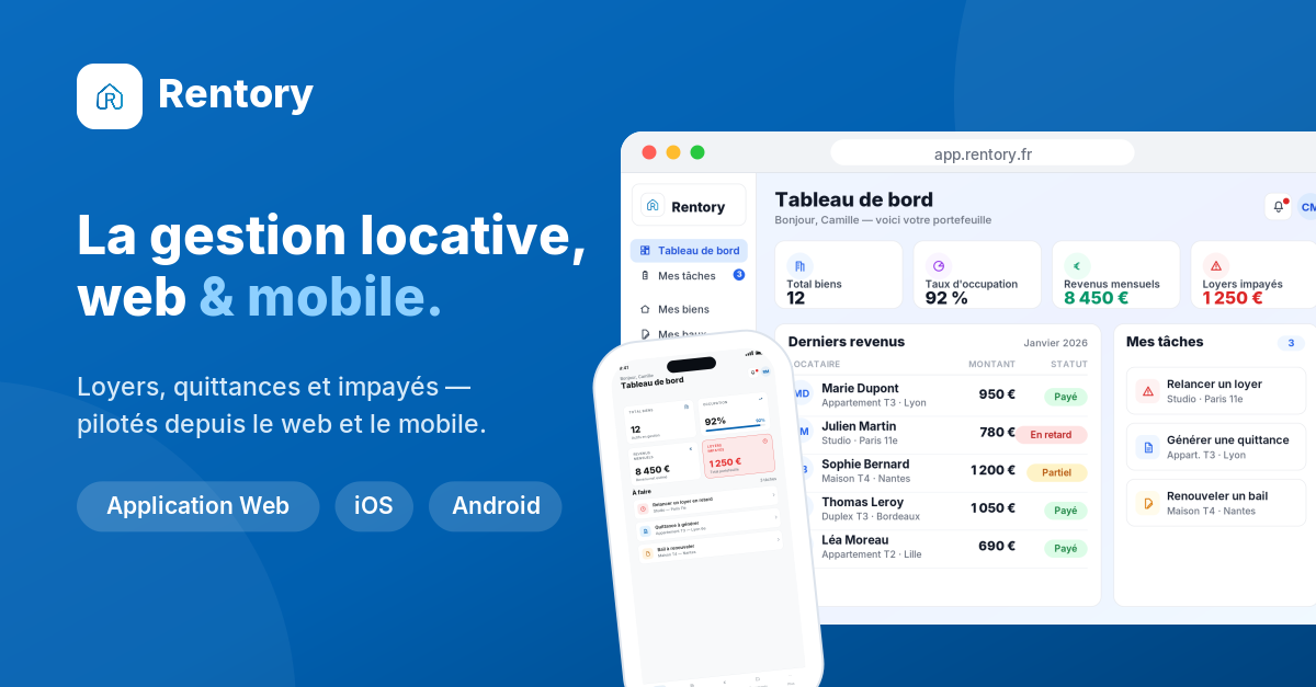 Illustration du projet Création d'un logiciel de gestion immobilière locative