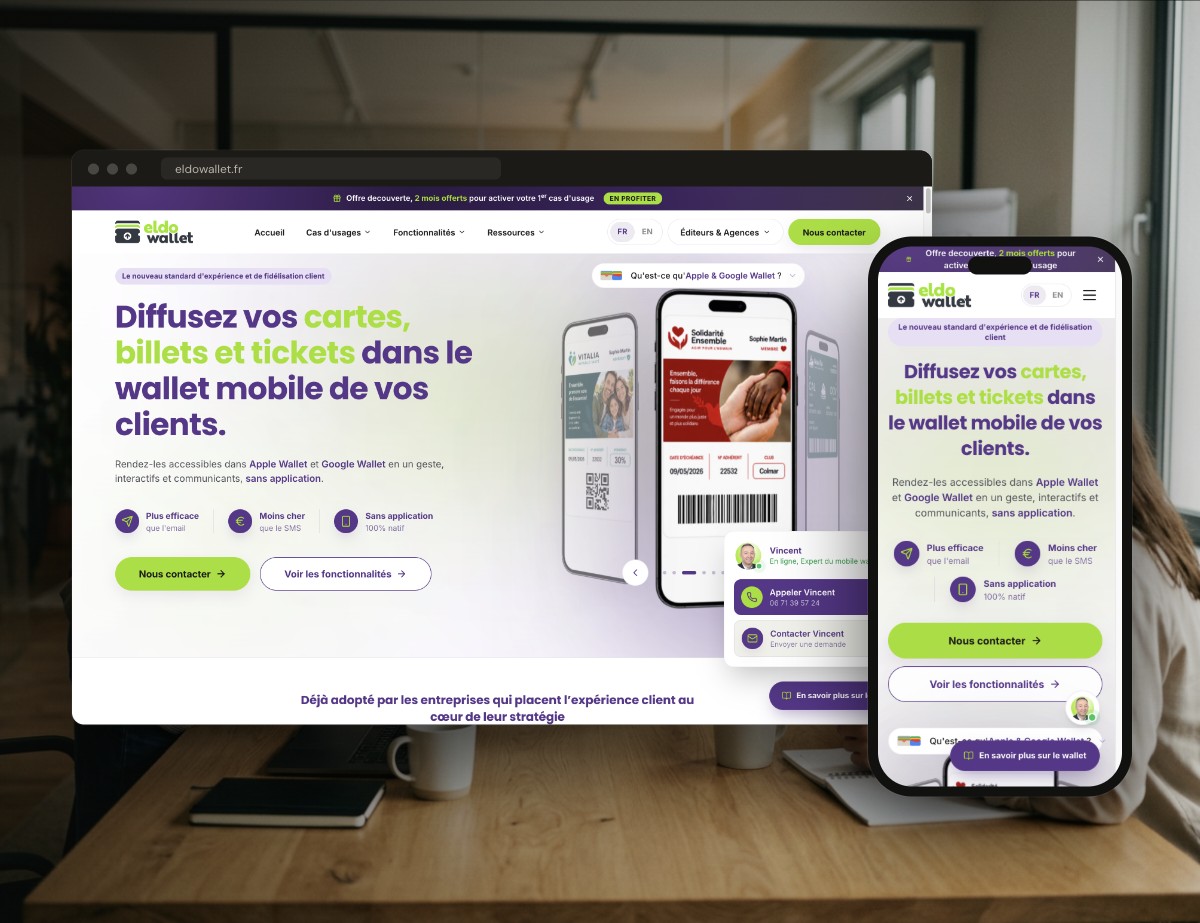 Illustration du projet Marketing automation et nurturing pour Eldo Wallet