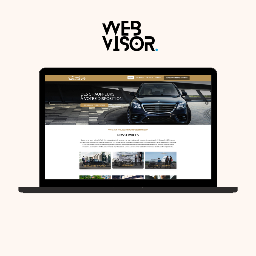 Illustration du projet Site internet pour taxis à Lille 