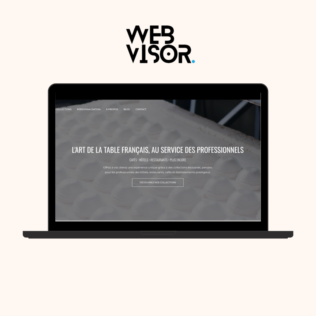 Illustration du projet Site internet pour grossiste de vaisselle