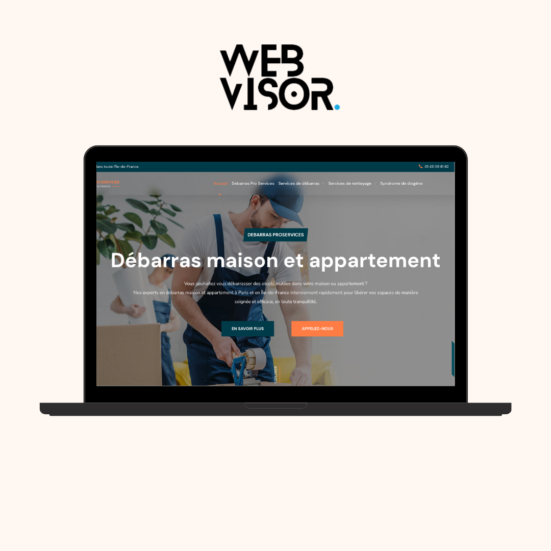 Illustration du projet Site de débarras et nettoyage à Paris 