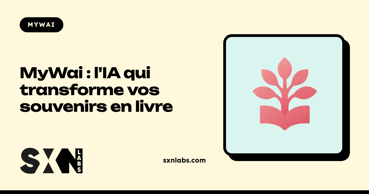 Illustration du projet MyWai : des souvenirs familiaux au livre biographique avec l’IA