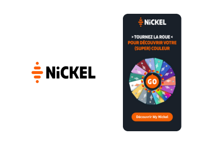 Illustration du projet Campagne marketing interactive « Roue de la Chance » pour Nickel