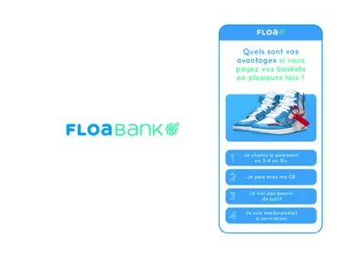 Illustration du projet Playable Ads Quiz Floa Bank
