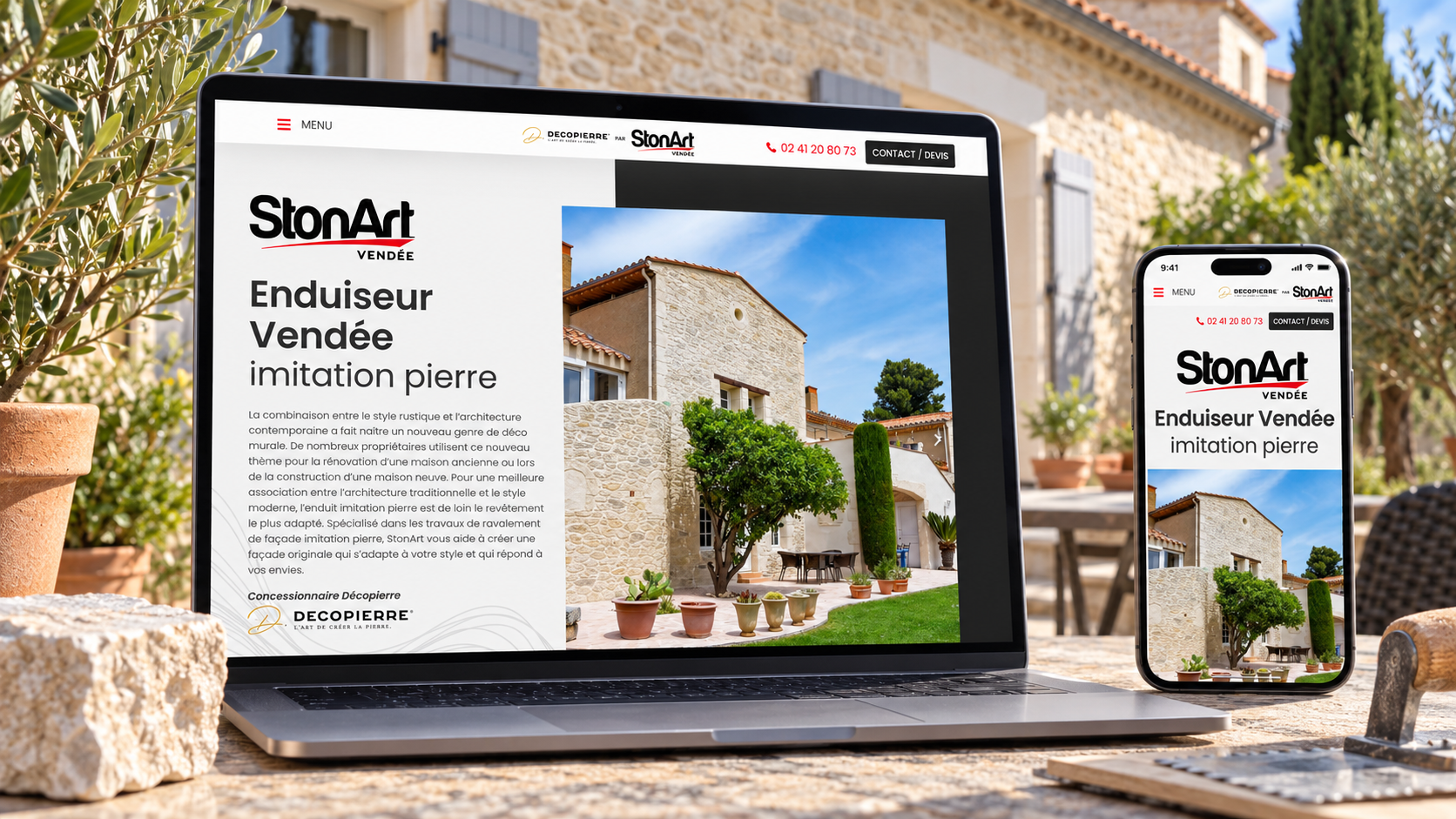 Illustration du projet Dispositif digital multi-territoires pour Stonart 85