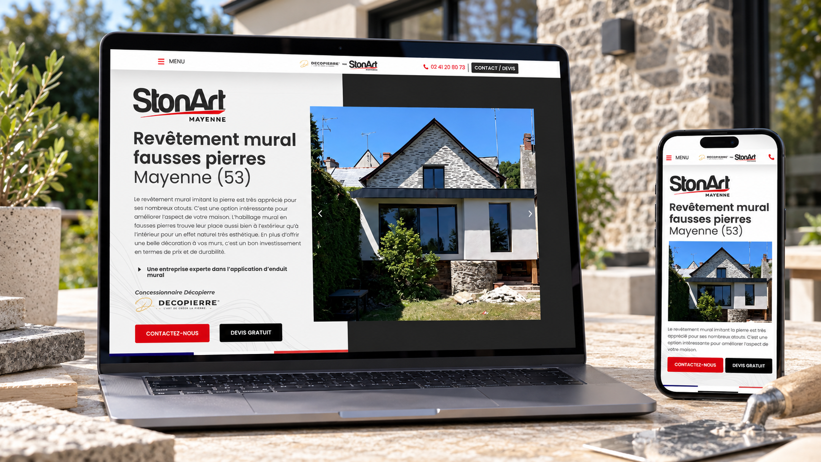 Illustration du projet Dispositif digital multi-territoires pour Stonart 53