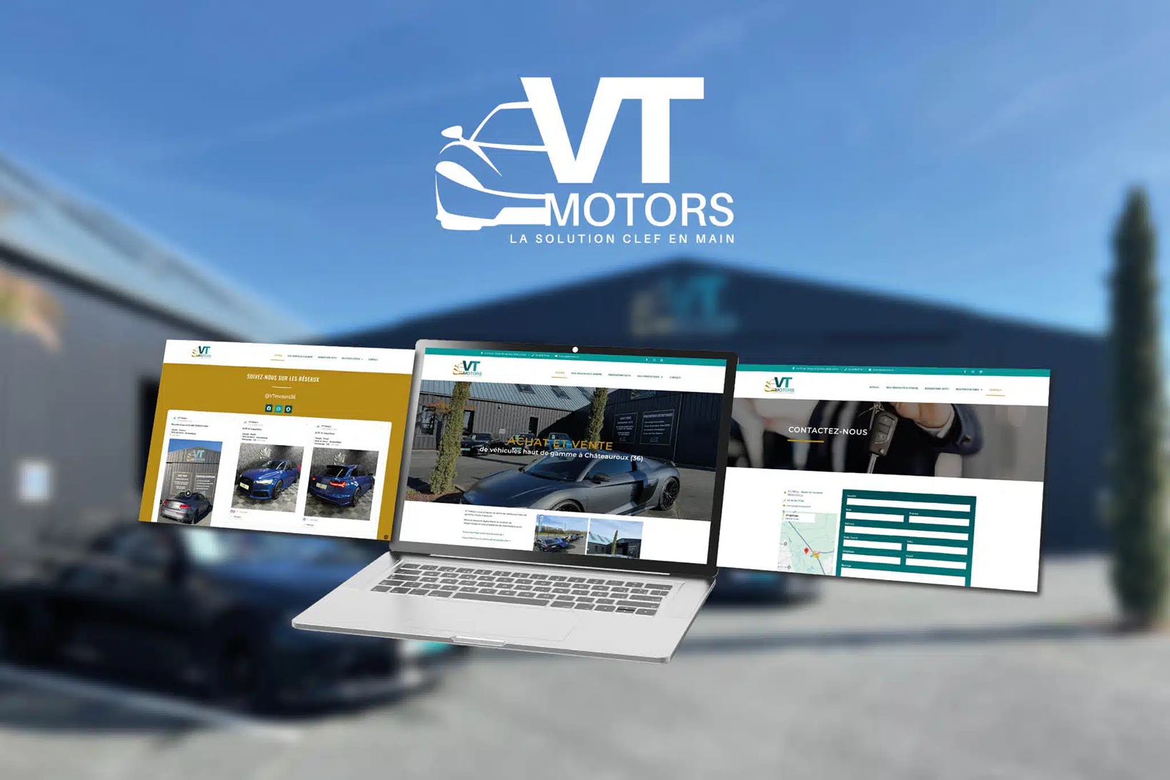 Illustration du projet Création d’un site vitrine