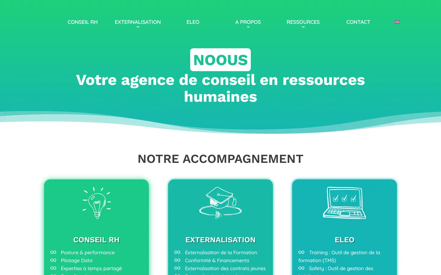 Illustration du projet Maintenance mensuelle de trois sites WordPress pour NOOUS