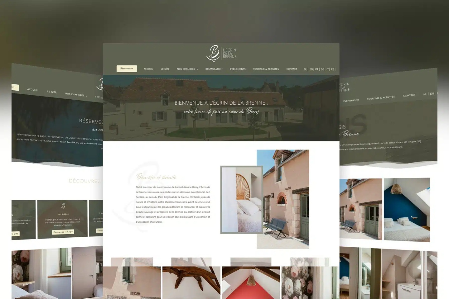 Illustration du projet Communication pour un gîte