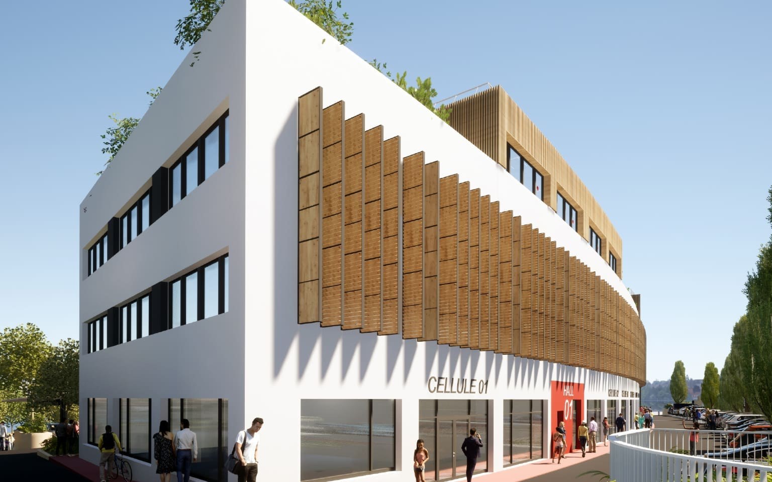 Illustration du projet Méditerranée Immobilier : identité visuelle du centre d’affaires Odyssée