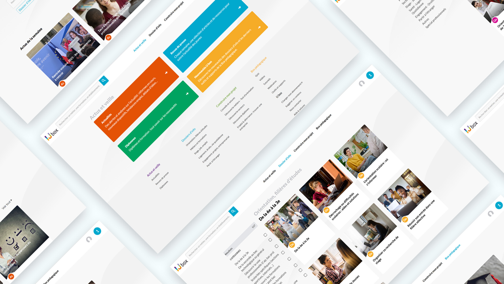Illustration du projet Refonte de la plateforme IJ box pour le CIDJ