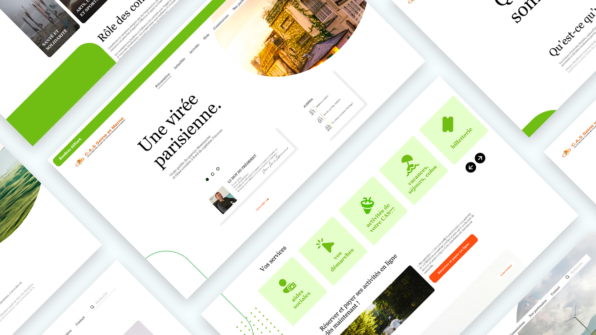 Illustration du projet Refonte du site internet de la CAS Seine-et-Marne