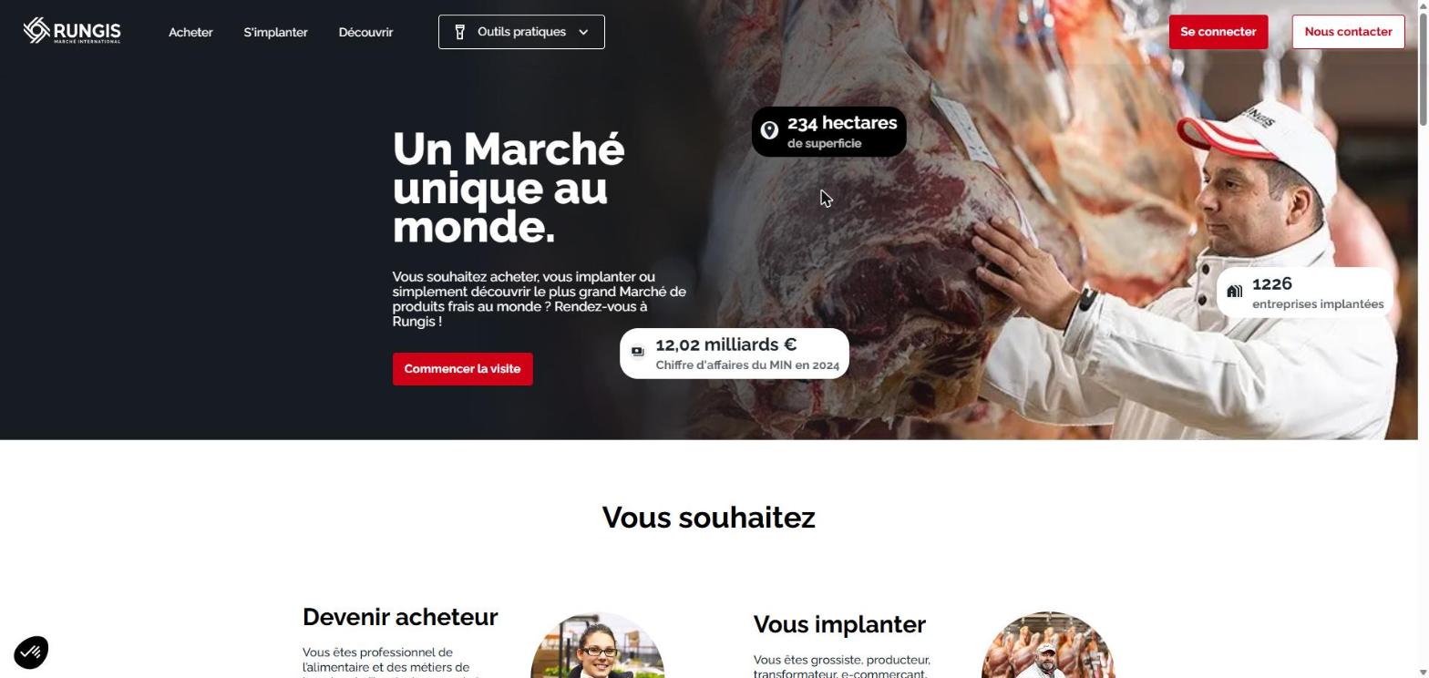 Illustration du projet Rédaction de fiches produits et d'articles SEO pour le Marché de Rungis