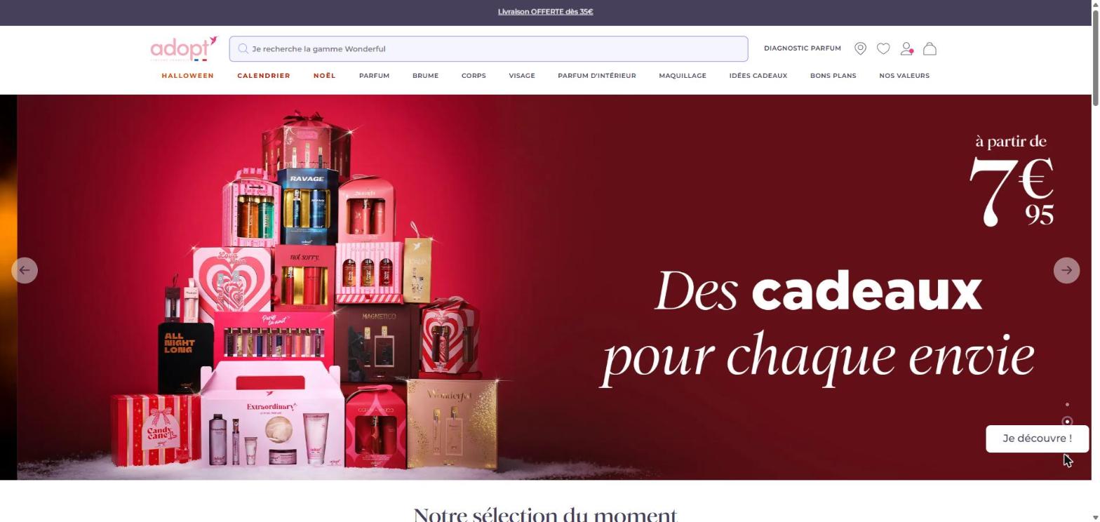 Illustration du projet Stratégie éditoriale et blog SEO pour Adopt Parfums