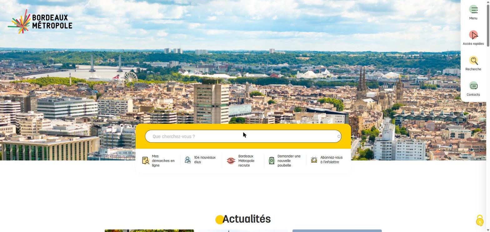 Illustration du projet Contenus web SEO pour valoriser les services publics de Bordeaux Métropole