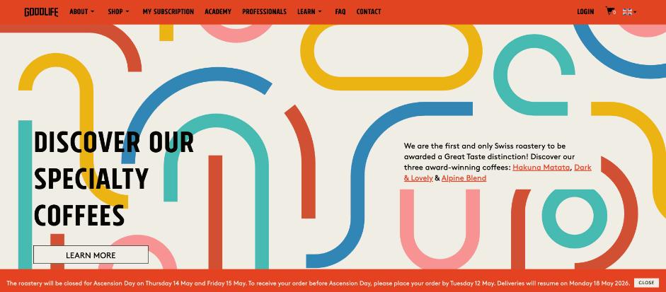 Illustration du projet Migration d'un site sur mesure vers Shopify pour Goodlife Coffee Company