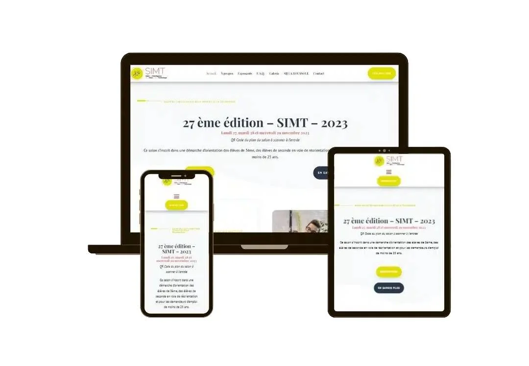 Illustration du projet Refonte du Site SIMT