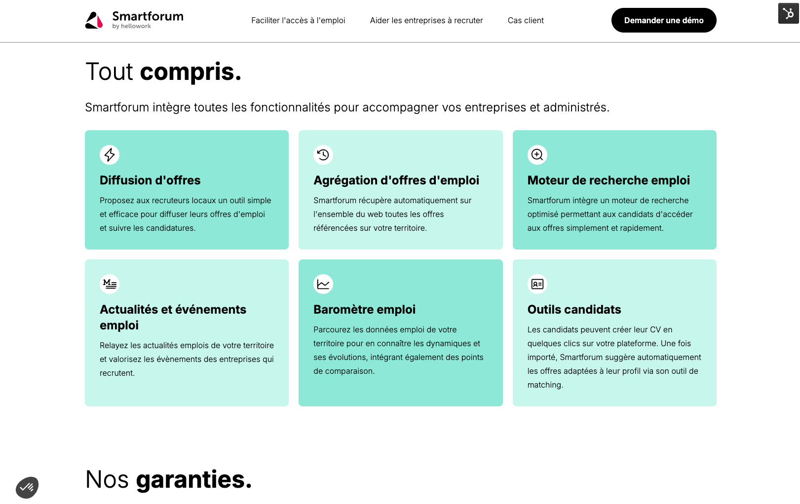 Illustration du projet Hellowork SmartForum - Site internet sur HubSpot